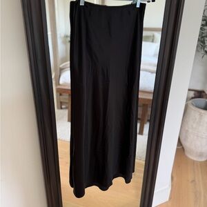 Reformation Silk Skirt | Black | Size 4
